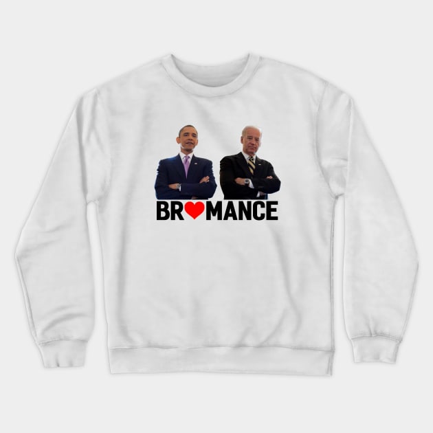 Obama & Biden - bromance Crewneck Sweatshirt by respublica